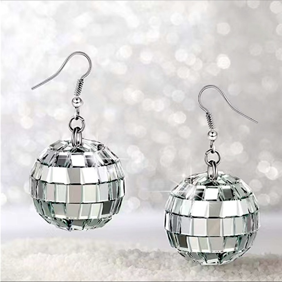 Jewelry Nwt Vintage Disco Ball Dangle Earrings Poshmark